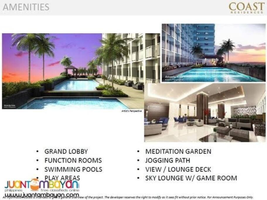 Smdc Coast Residences Lovely Fully-Furnished 1 Bedroom Condo With Pool Manila Eksteriør bilde